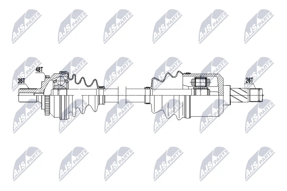 BB1357 Posterparts Привід лівий