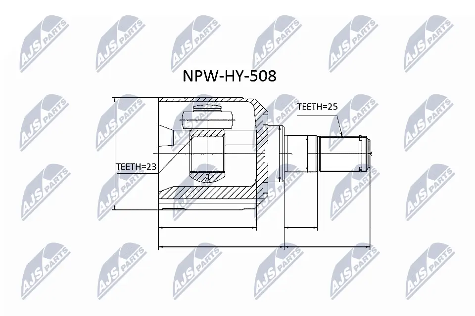 Граната колісна Hyundai/Kia 4950038390 ціна, від 47.04 USD