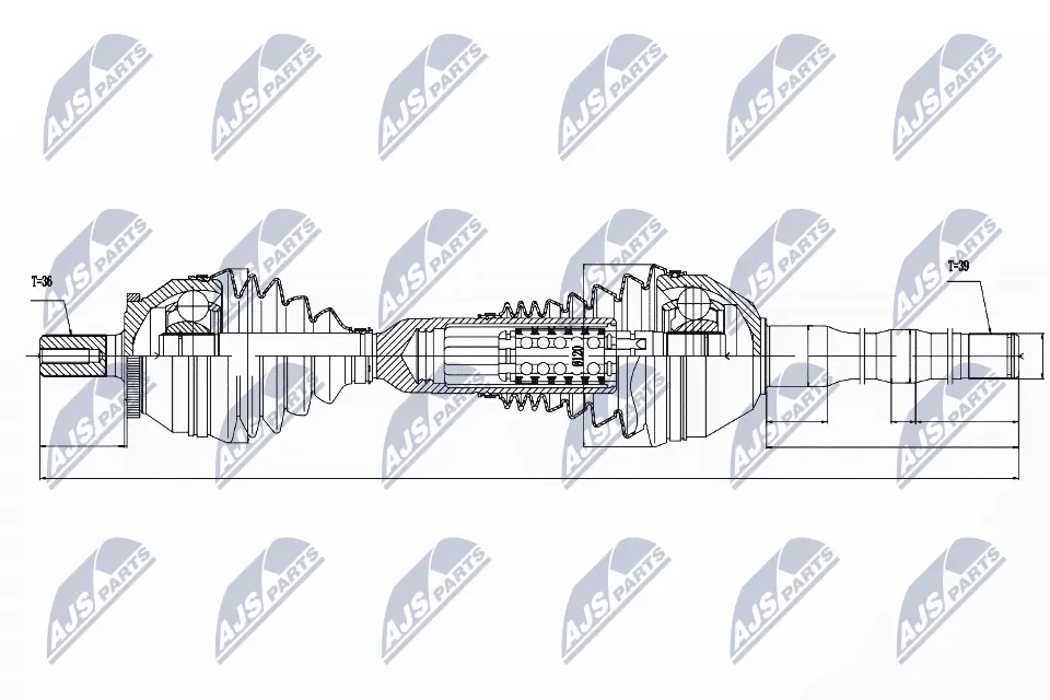 Привід правий Volvo 8602530