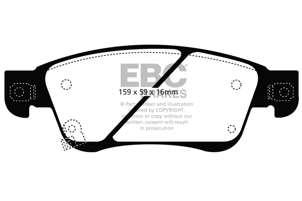 AY040NS143 Nissan/Infiniti Передні гальмівні колодки