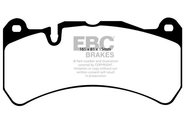 Передні тормозні колодки A005420392041 Mercedes