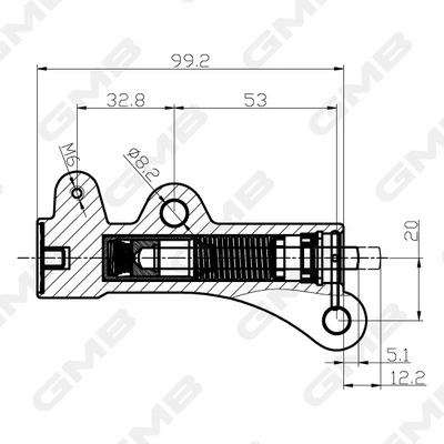 Натягувач ременя ГРМ Nipparts J1145052 ціна, від 47.86 USD