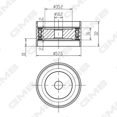 Купити VKM81003 SKF Ролик паразитний ГРМ