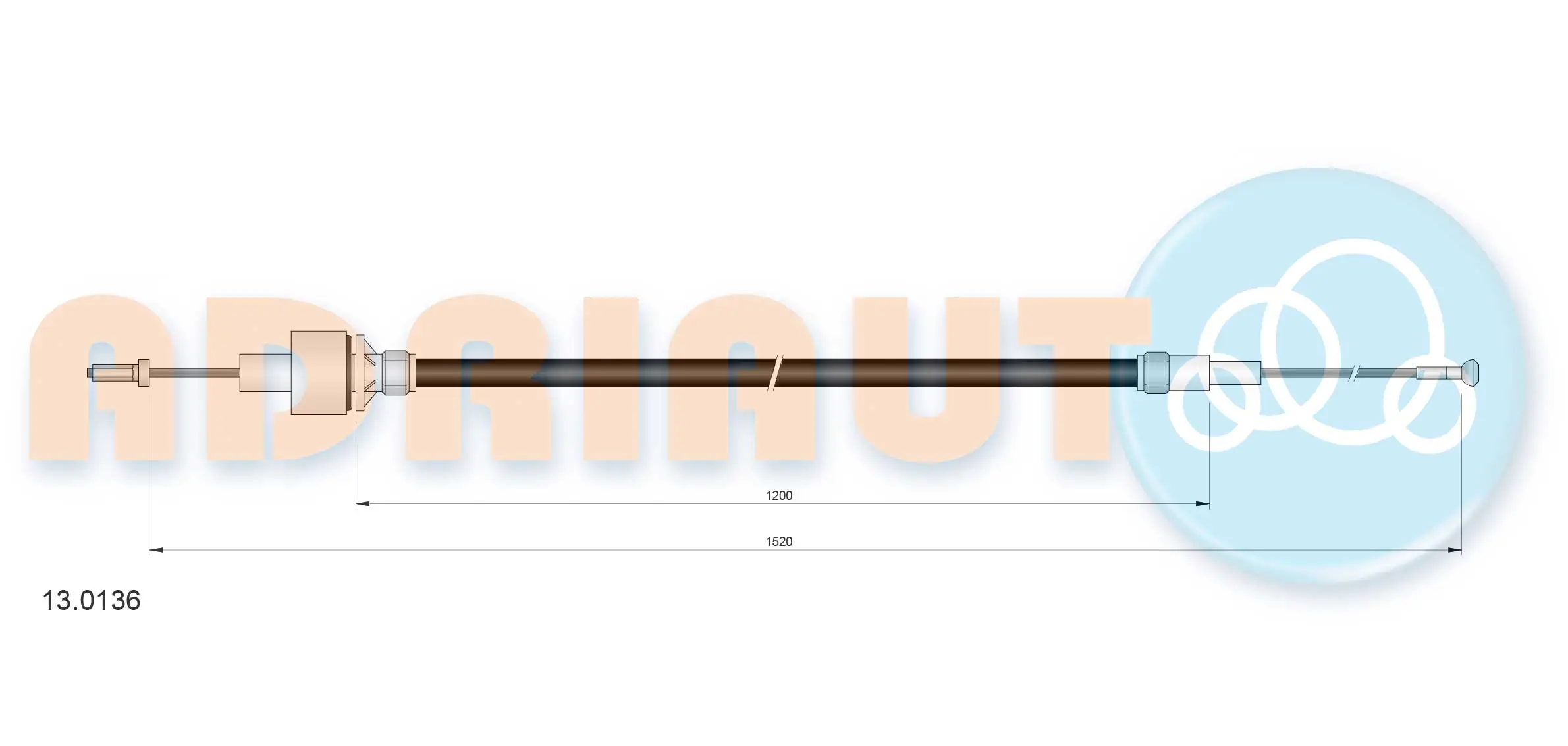 Трос зчеплення на Ford Sierra II GBG, GB4