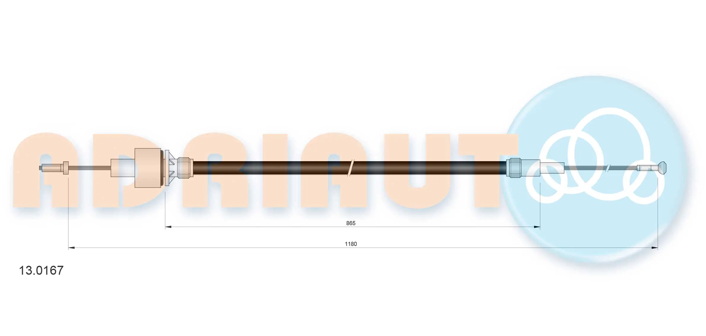 Трос зчеплення Ford 6178916 ціна, від 6.39 USD