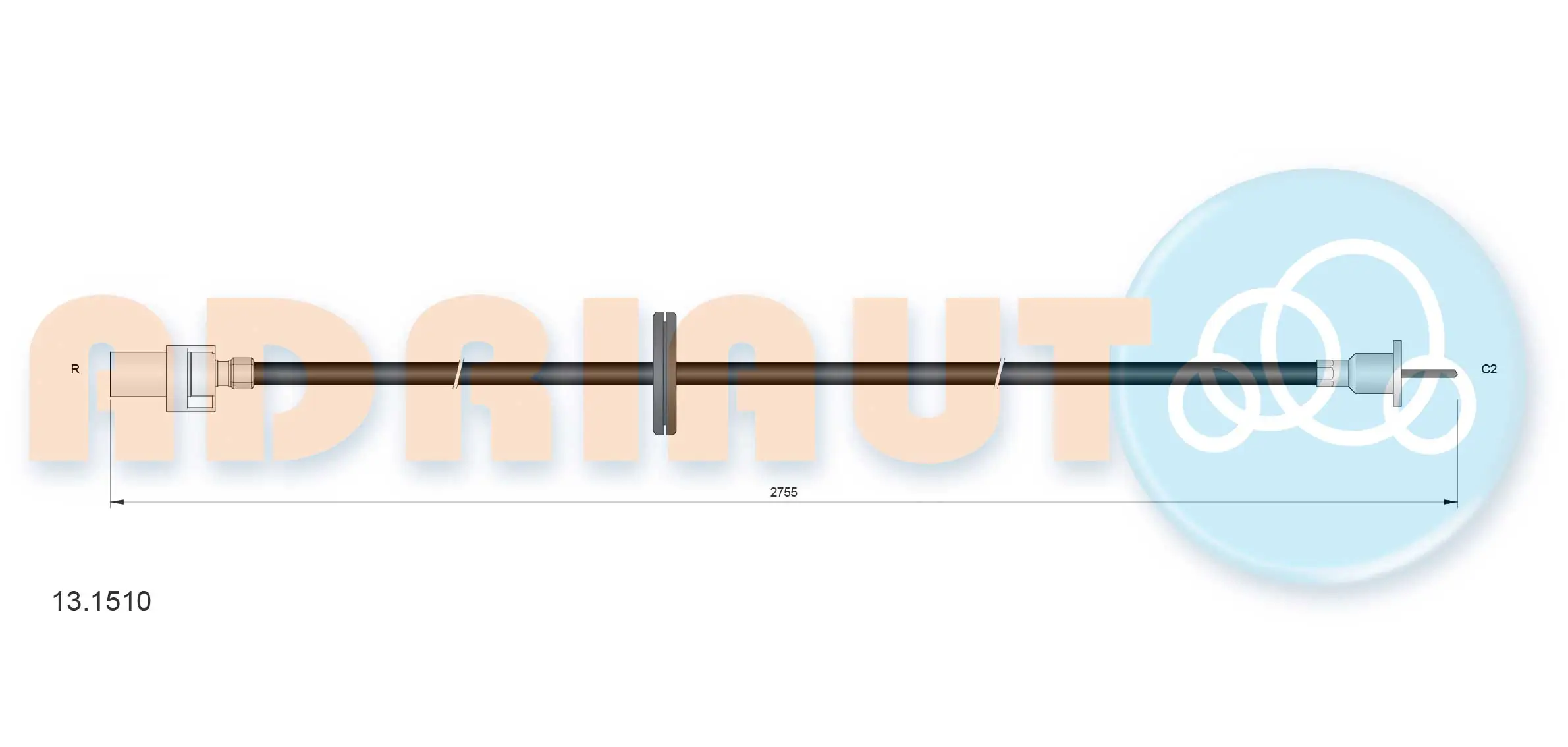  Трос спідометра Ford Sierra 1