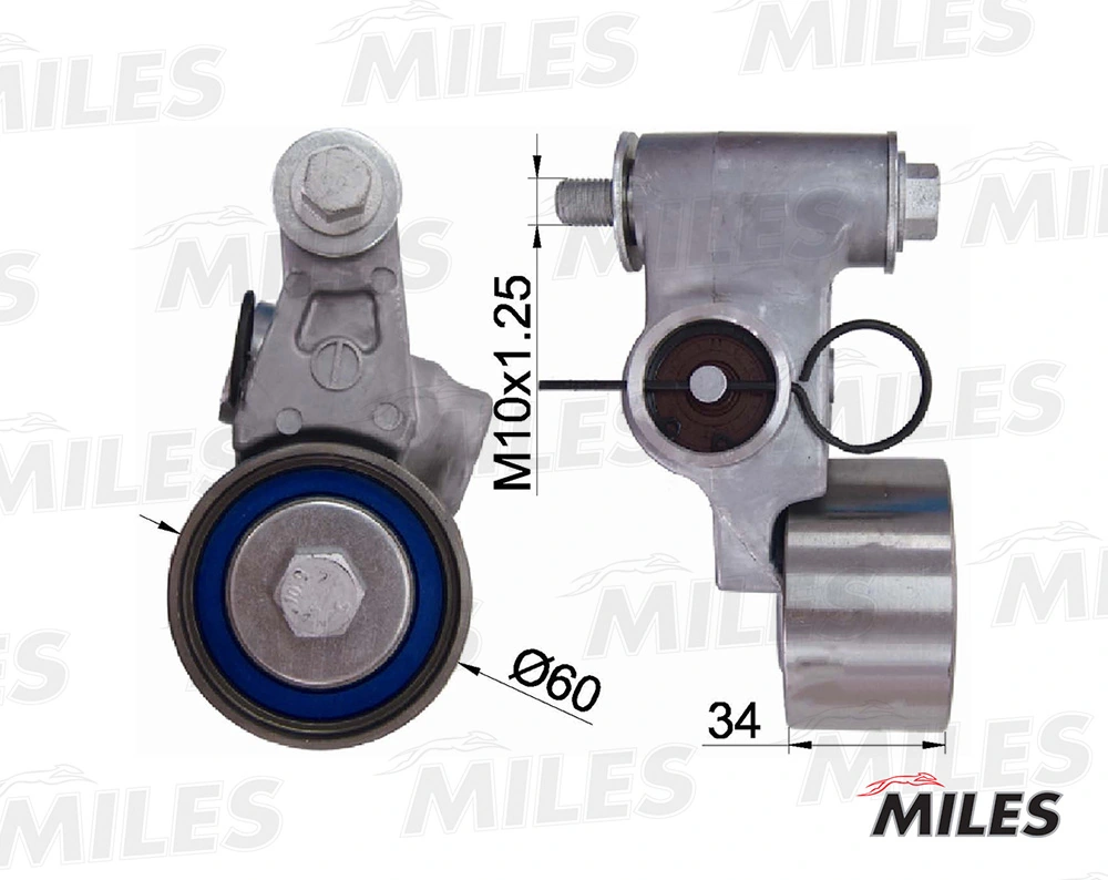 AG01001 Miles Натяжна планка поліклинового ременя