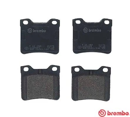 P61058 Brembo Колодки гальмівні задні, дискові