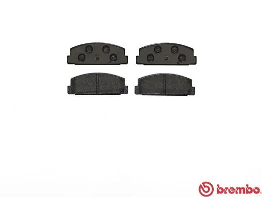 P49036 Brembo Колодки гальмівні задні, дискові