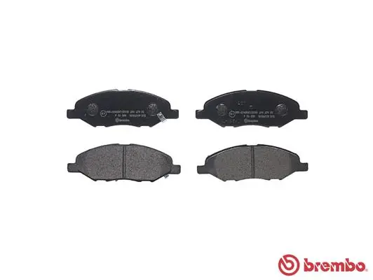 P56088 Brembo Передні гальмівні колодки