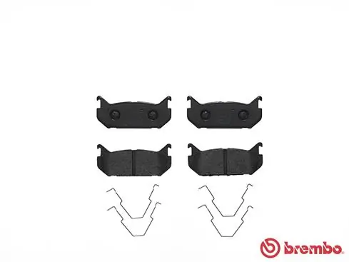 P24036 Brembo Колодки гальмівні задні, дискові