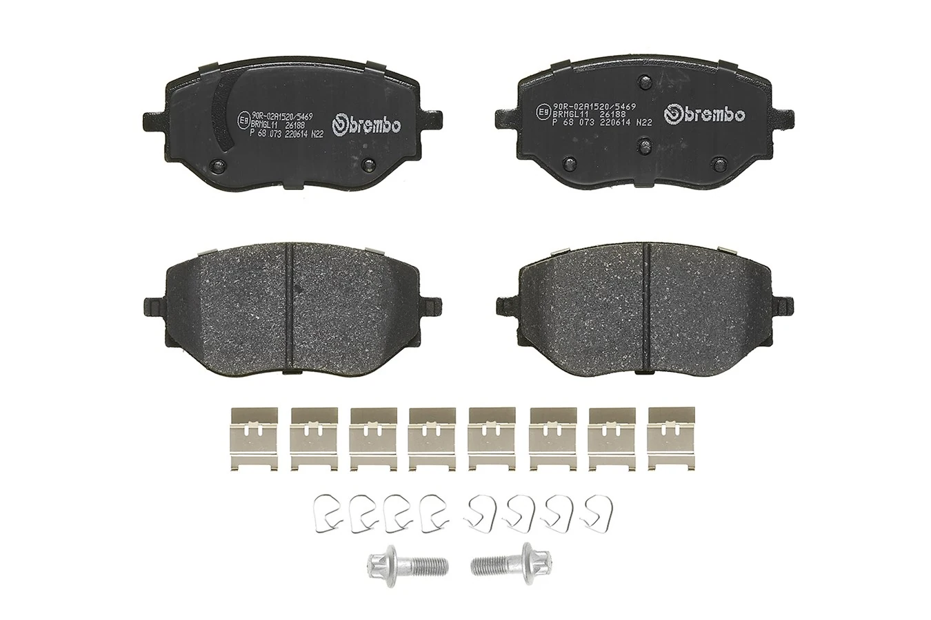 P68073 Brembo Передні гальмівні колодки