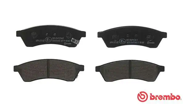 P10060 Brembo Колодки гальмівні задні, дискові