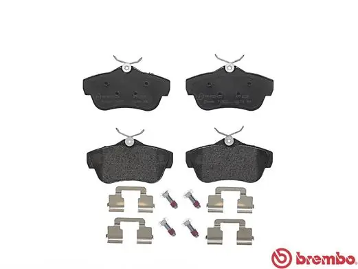 P61095 Brembo Колодки гальмівні задні, дискові