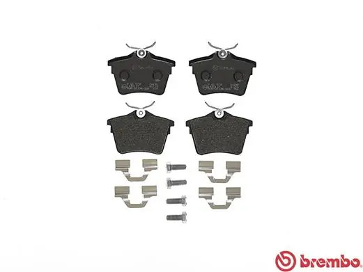 P61079 Brembo Колодки гальмівні задні, дискові