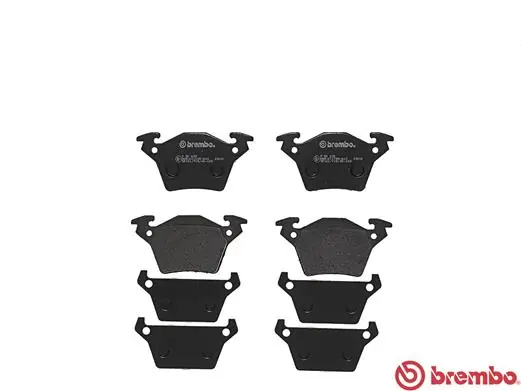 P50032 Brembo Колодки гальмівні задні, дискові