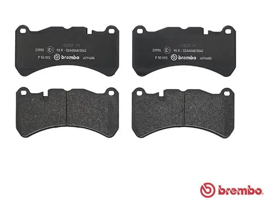 P50092 Brembo Передні гальмівні колодки
