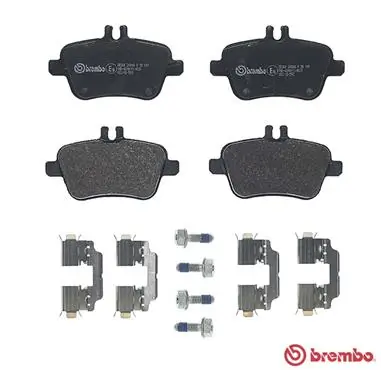 P50140 Brembo Колодки гальмівні задні, дискові