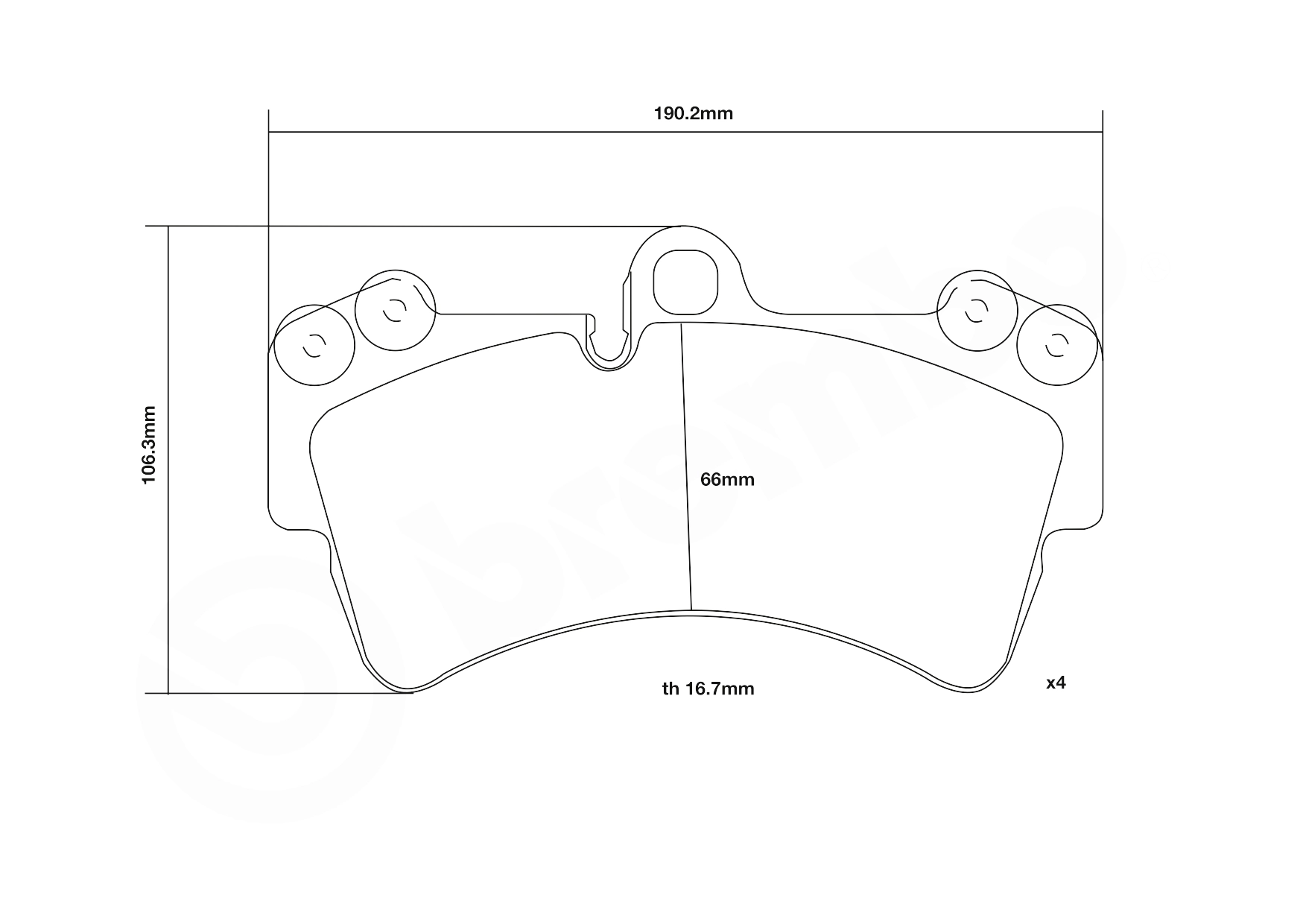Гальмівні колодки Brembo 07B31420 ціна, від 64.12 USD