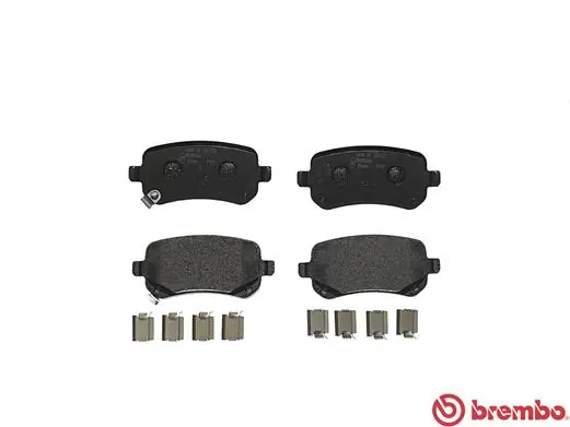 P11021 Brembo Колодки гальмівні задні, дискові