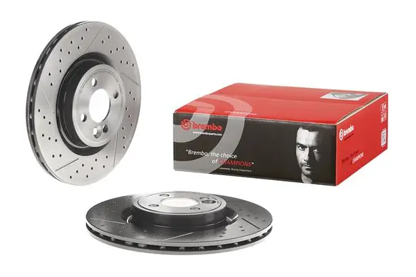 09B75421 Brembo Гальмо дискове переднє