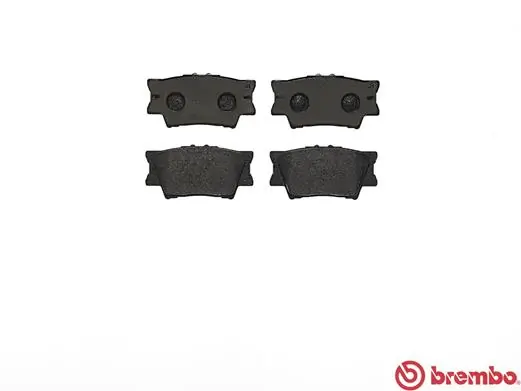 P83089 Brembo Колодки гальмівні задні, дискові