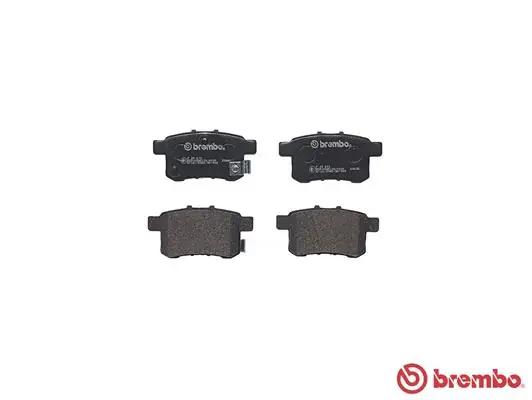 P28072 Brembo Колодки гальмівні задні, дискові