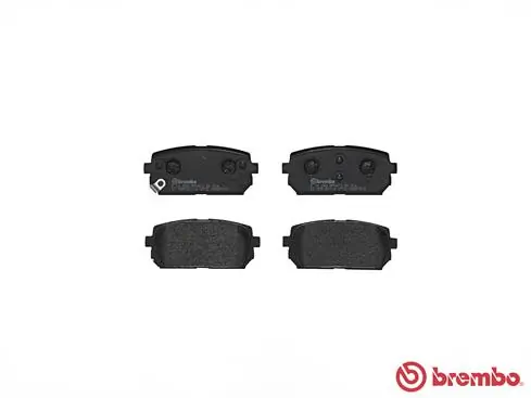 P30040 Brembo Колодки гальмівні задні, дискові