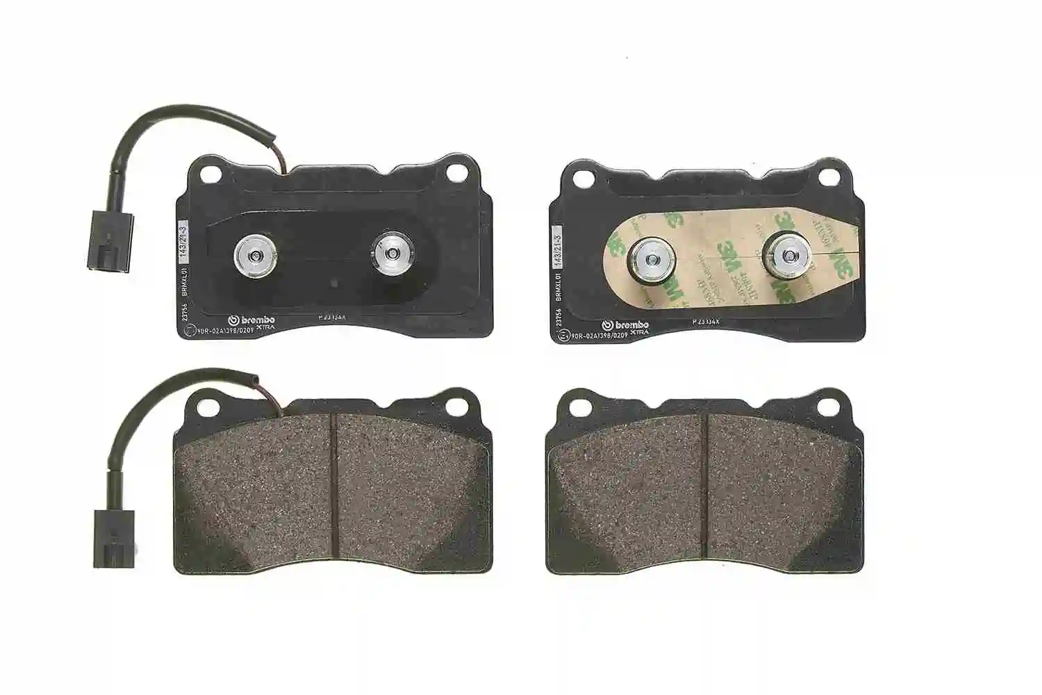 P23134X Brembo Передні гальмівні колодки