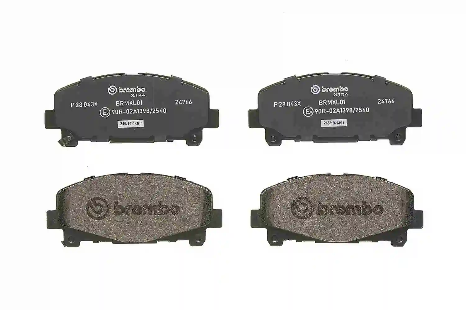 P28043X Brembo Передні гальмівні колодки