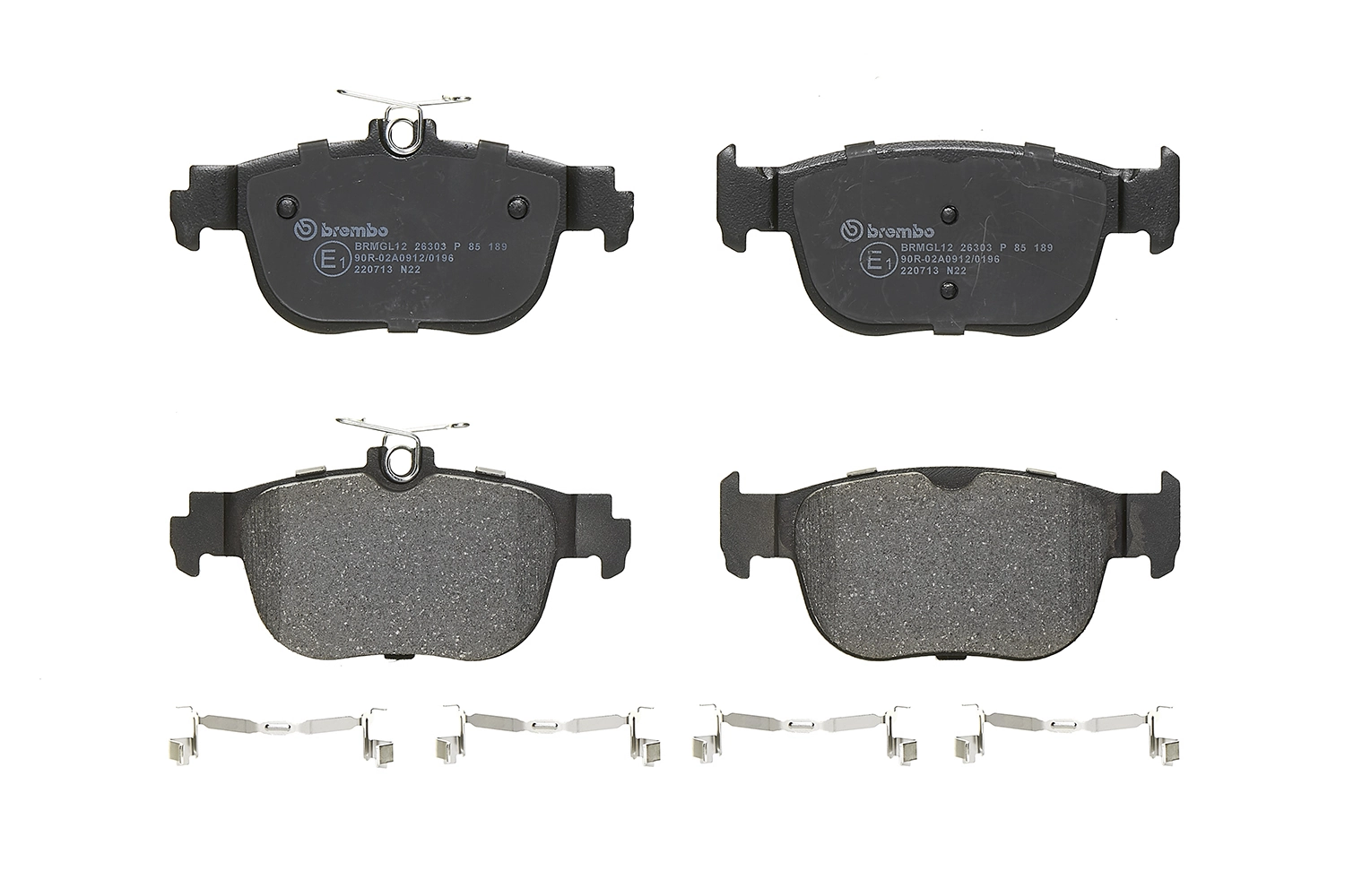 P85189 Brembo Колодки гальмівні задні, дискові