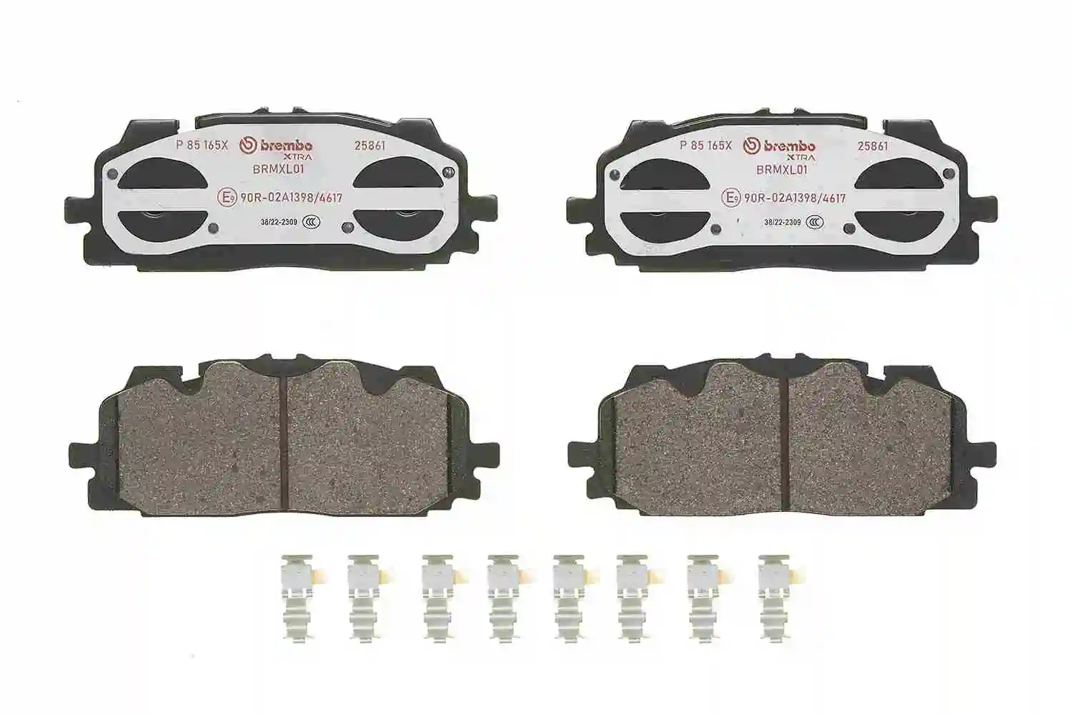 P85165X Brembo Передні гальмівні колодки