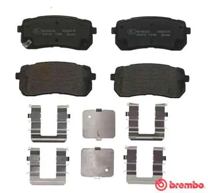 P30080 Brembo Колодки гальмівні задні, дискові