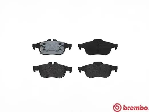 P68057 Brembo Колодки гальмівні задні, дискові
