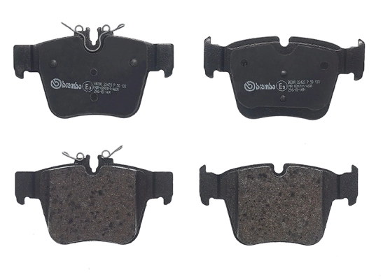 P50133 Brembo Колодки гальмівні задні, дискові