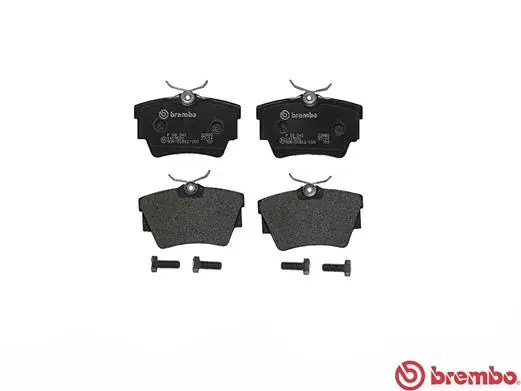 P59041 Brembo Колодки гальмівні задні, дискові