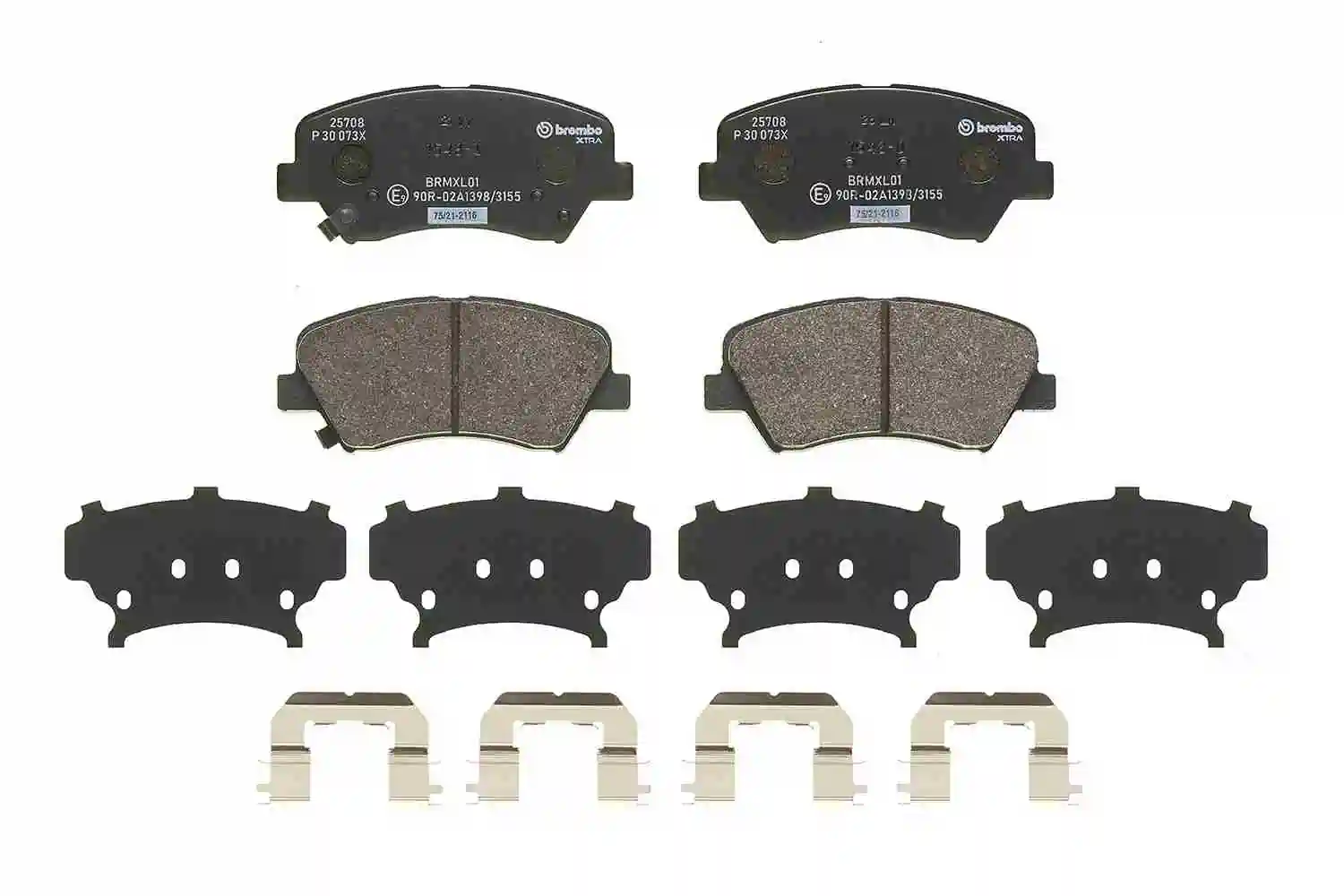 P30073X Brembo Передні гальмівні колодки