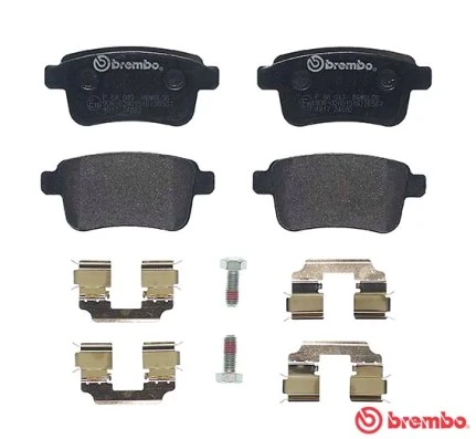 P68043 Brembo Колодки гальмівні задні, дискові