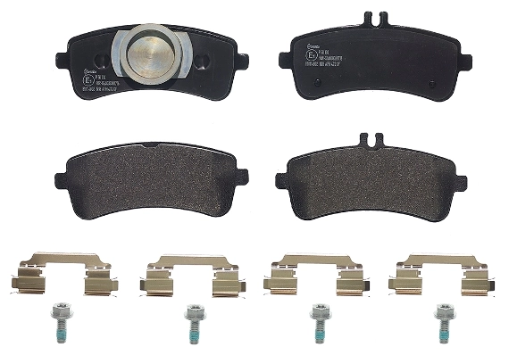 P50130 Brembo Колодки гальмівні задні, дискові