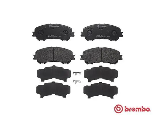 P56100 Brembo Передні гальмівні колодки