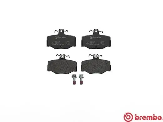 P56024 Brembo Колодки гальмівні задні, дискові