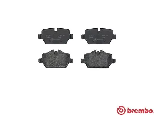 P06080 Brembo Колодки гальмівні задні, дискові
