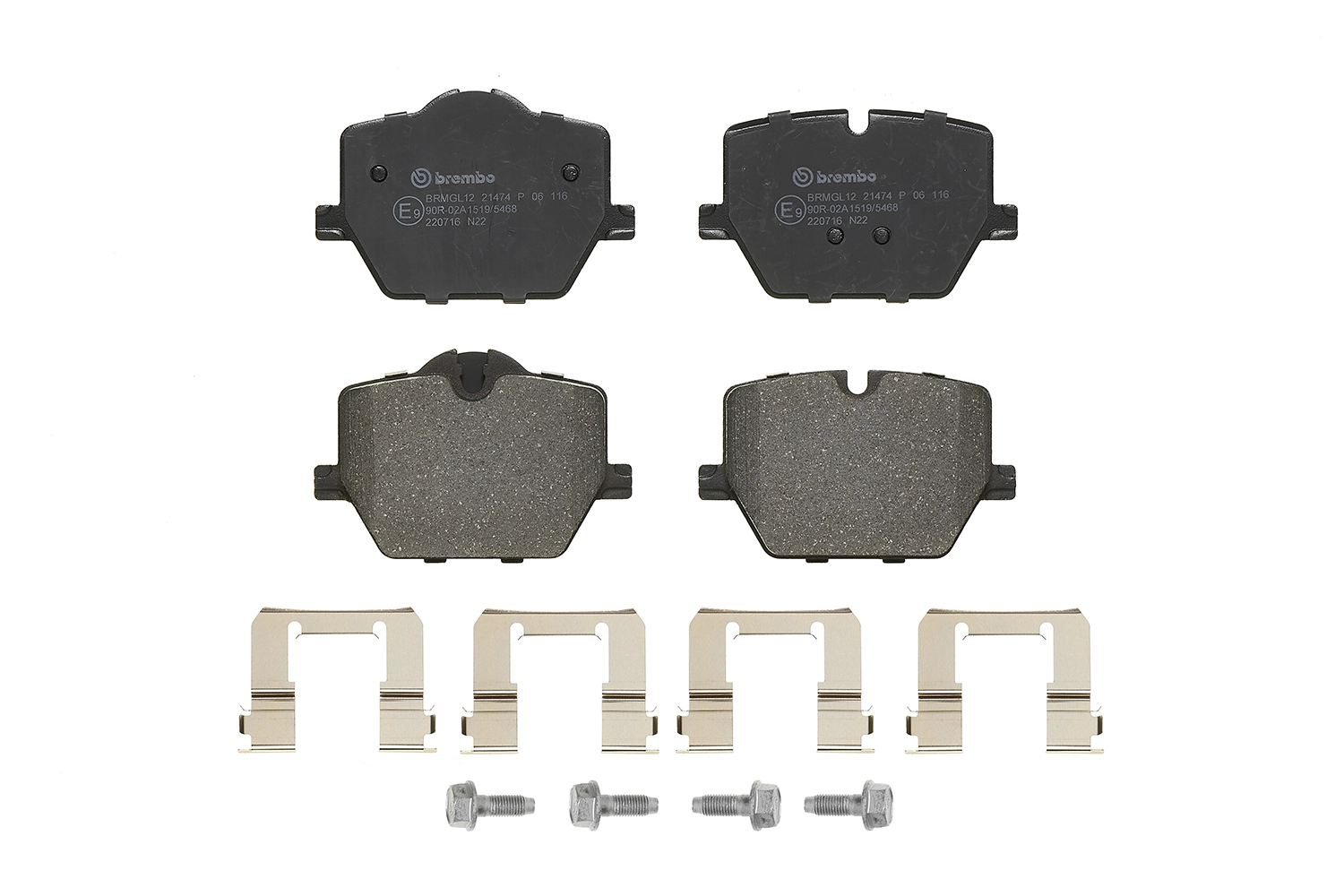 P06116 Brembo Колодки гальмівні задні, дискові