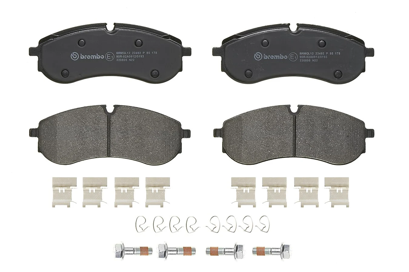 P85178 Brembo Колодки гальмівні задні, дискові