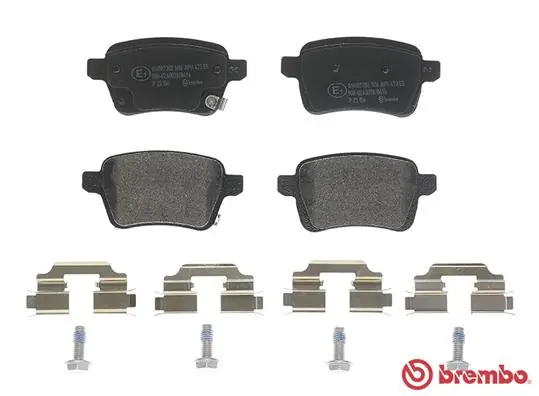 P23156 Brembo Колодки гальмівні задні, дискові