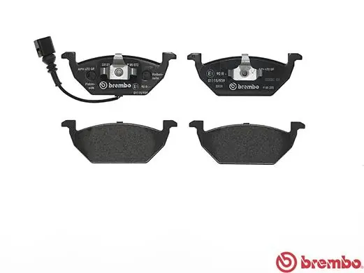 P85072 Brembo Передні гальмівні колодки