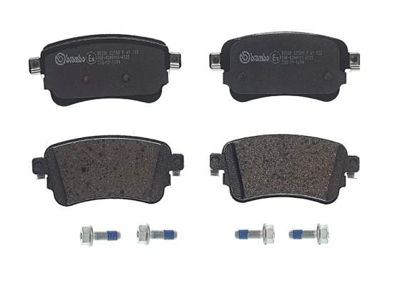 P61133 Brembo Колодки гальмівні задні, дискові