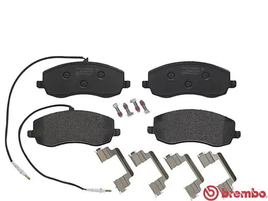 P61104 Brembo Передні гальмівні колодки