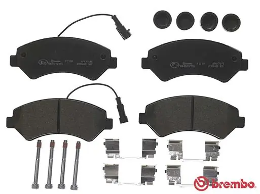 P23161 Brembo Передні гальмівні колодки