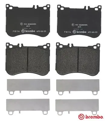 P50114 Brembo Передні гальмівні колодки